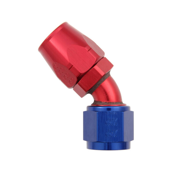 Performance Non-swivel 45˚ Fixed Hose End