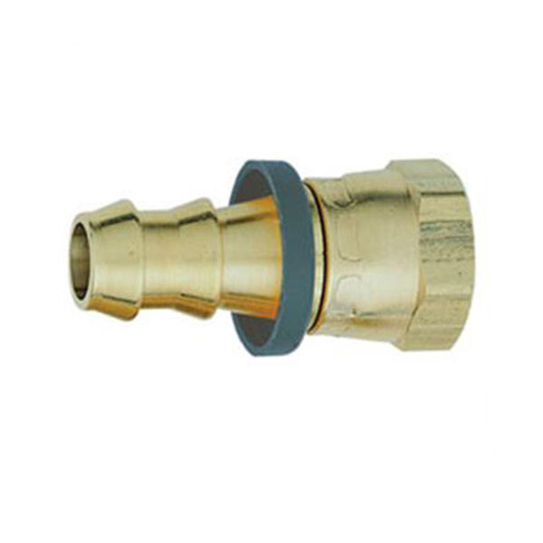 Special Push-On Straight Female Swivel Hose Ends - Brass