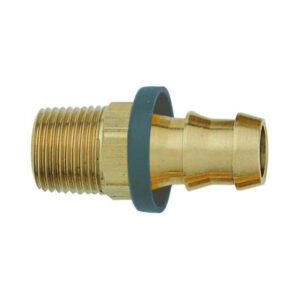 XRP Special Push-On Straight Male Pipe Hose Ends Brass