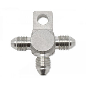 XRP 3 Way Connector With Bracket -3 Male JIC - Stainless