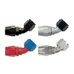 Double Swivel Triple Sealed Hose Ends - 45⁰