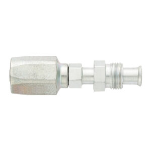 Power Steering Fittings-Reusable Steel - Straight S.A.E. Male Inverted Flare