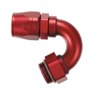 Full Swivel Bent Tube To O-Ring Boss For Braided Stainless Steel Cpe Hose Or Xr-31 Hose-150°