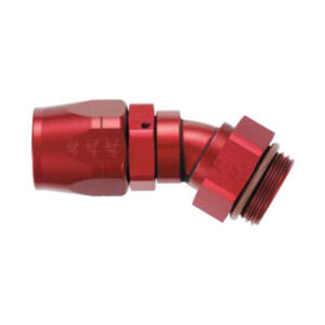 Full Swivel Bent Tube To O-Ring Boss For Braided Stainless Steel Cpe Hose Or Xr-31 Hose-30°