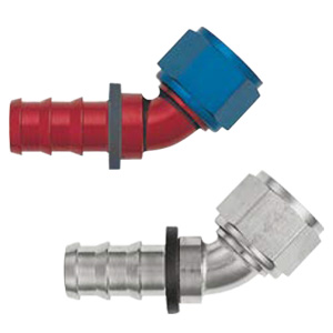 XRP Push-On Hose Ends-45⁰