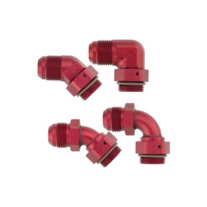 Full swivel male flare to o-ring boss fittings