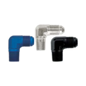 Male Flare To NPT Pipe Adapters - 90˚